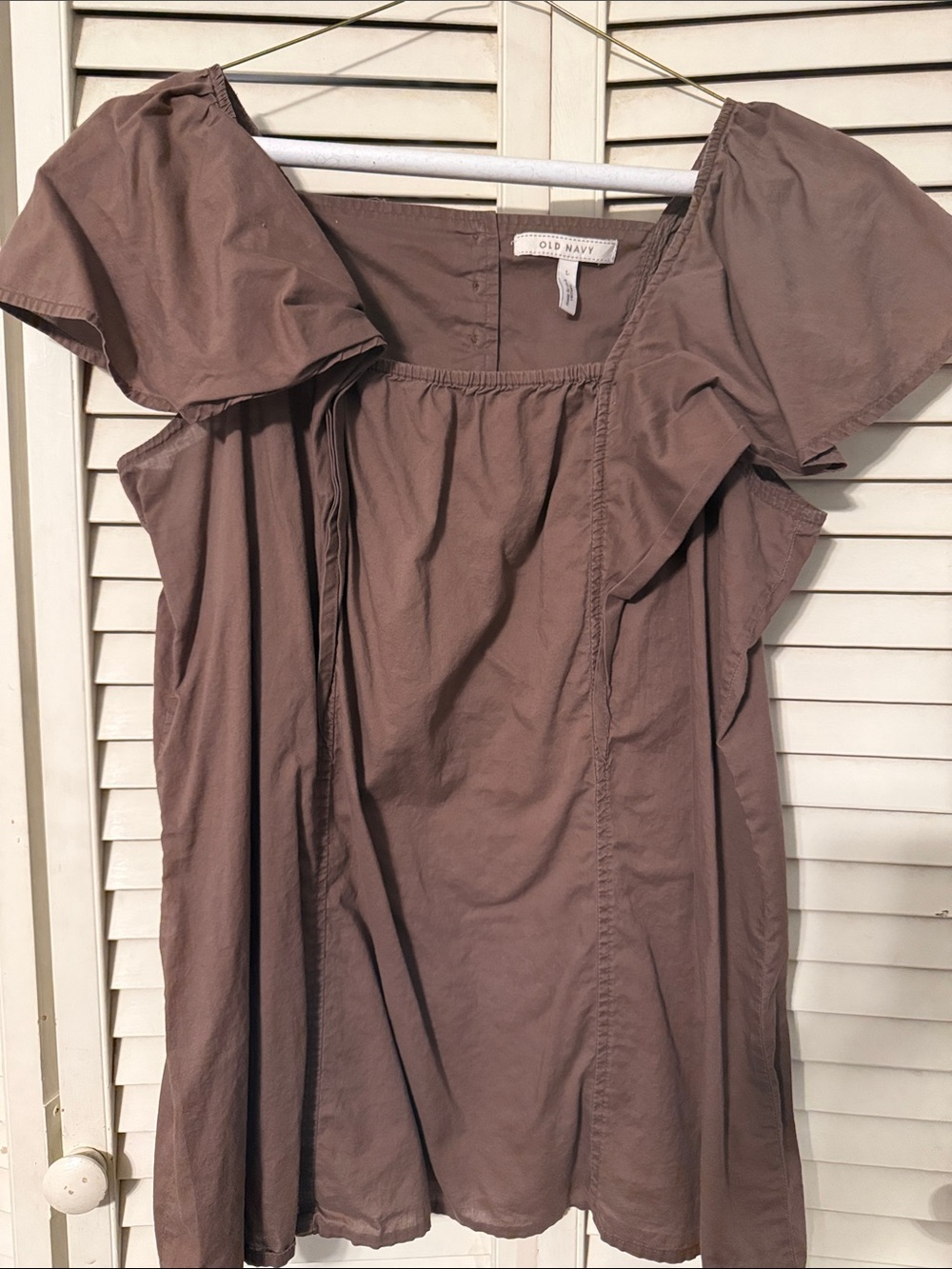 Old Navy brown top size L